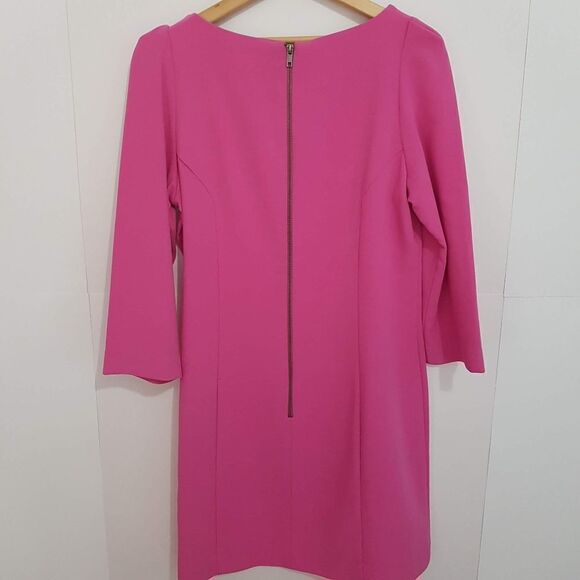 The Bay Classic Pink Dress Size Small 3/4 Sleeve * Excellent Like NEW - Picture 8 of 15